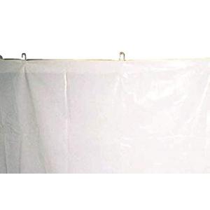 日大工業 ワニ印 日除けカーテン ポリエチレン製 乳白 幅2m×長さ1.95m 10枚入 4411｜riiccoo-stor