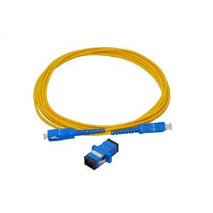 光ファイバー 延長 ケーブル SC-SC 延長アダプタ付 (3m)