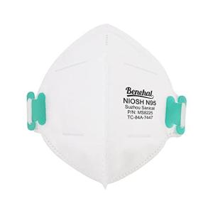 N95マスク 1箱20枚 米国NIOSH承認 折りたたみ型 個包装 アルミノーズクリップとスポンジノーズパッドで鼻にフィット 頭かけタイプ スト｜riiccoo-stor