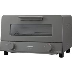 パナソニック トースター オーブントースター 4枚焼き対応 30分タイマー搭載 グレー NT-T501-H｜riina-shop