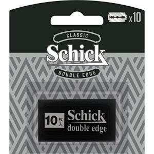 シック SCHICK クラシック ダブルエッジ替刃(10コ入) Schick カミソリ 髭剃り 男性 メンズ 両刃｜riina-shop