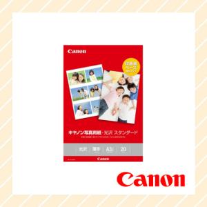 CANON キヤノン 写真用紙 A3ノビ 印画紙タイプ 光沢 スタンダード 20枚 SD-201A3N20｜rijapan