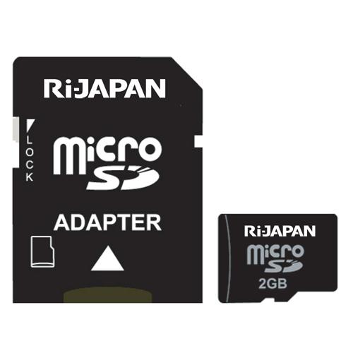 microSDカード マイクロSDメモリーカード 2GB  RJMS002-4470 RiJAPAN...