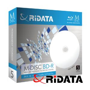 Mディスク mディスク ブルーレイディスク 5枚パック BD-R 25GB 4倍速 25GB M-BDR25GB.PW5P RiDATA｜rijapan