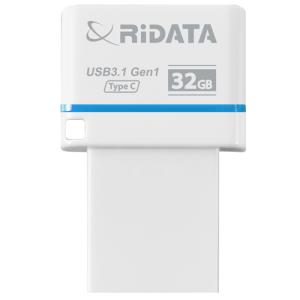 デュアルUSBメモリー USB 3.1 Gen1 32GB Type-C USB A 超高速データ転送 RI-HT2U3132 WHB ホワイト パソコン スマホ タブレット RiDATA メール便OK ポスト投函｜rijapan