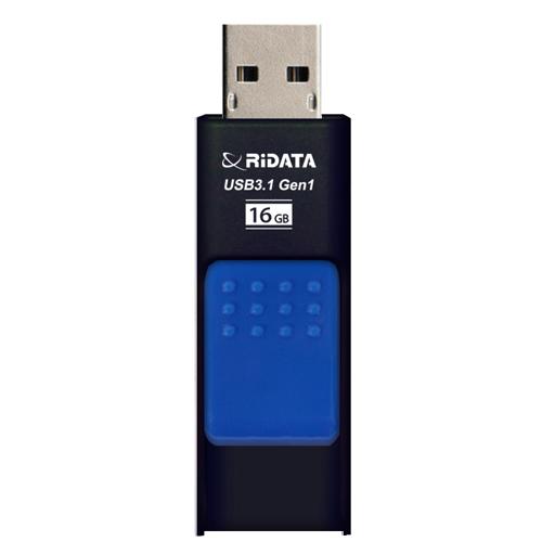 スライド式 USB 3.1 Gen1 16GB 超高速データ転送 コネクタ本体収納 片手で簡単操作 ...