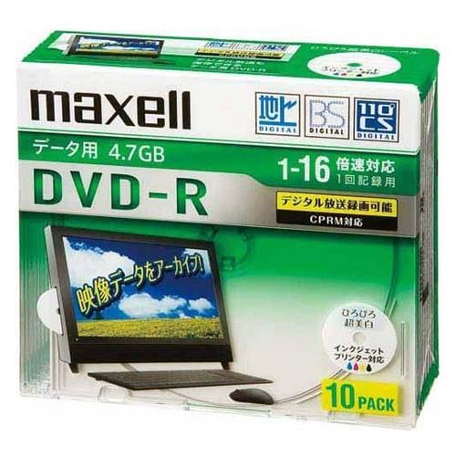 DVD-R dvd-r データ用 10枚入 4.7GB 1〜16倍速対応 CPRM対応 cprm ひ...