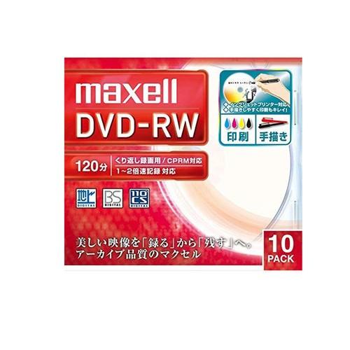 DVD-RW dvd-rw 繰り返し録画用 CPRM対応 120分 片面4.7GB 10枚パック 1...