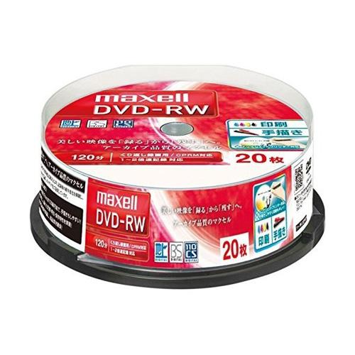 DVD-RW dvd-rw 繰り返し録画用 CPRM対応 120分 片面4.7GB 20枚 スピンド...