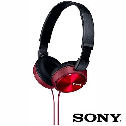 クイック折りたたみ機構 ステレオヘッドホン レッド MDR-ZX310 RQ2 コンパクト 高音質 ...