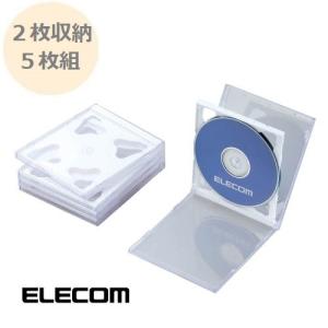 SANWA SUPPLY（サンワサプライ） DVDケース CDケース 2枚収納 10枚