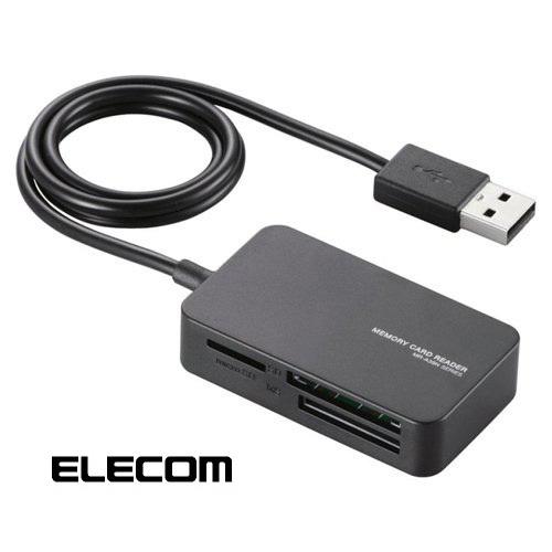 小型メモリリーダライタ 48メディア対応 USB2.0 ブラック MR-A39NBK カードリーダー...