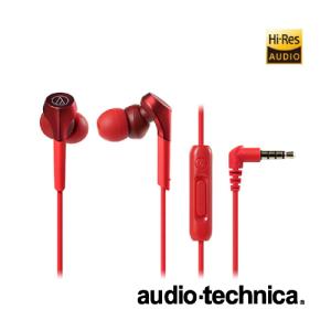 イヤホン インナーイヤー ハイレゾ対応 スマートフォン用 4極プラグ 重低音 マイク付き レッド ATH-CKS550XiS RD audio-technica オーディオテクニカ｜rijapan