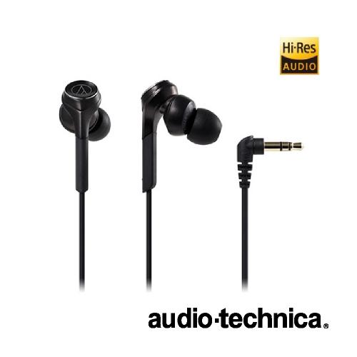 イヤホン ハイレゾ対応 ヘッドホン インナーイヤー 重低音 ヘッドフォン ブラック φ11mmSOL...
