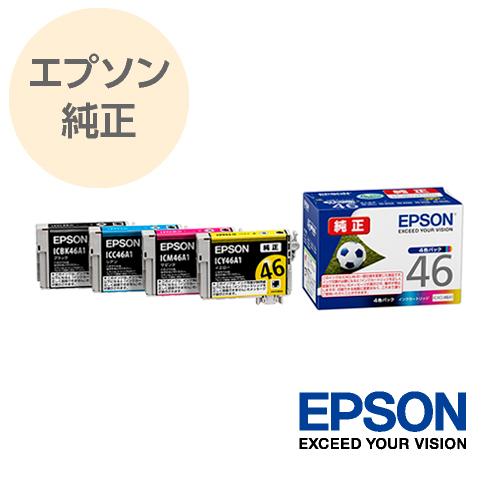 EPSON インク 純正 プリンターインク サッカーボール 4色セット IC4CL46A1 エプソン...