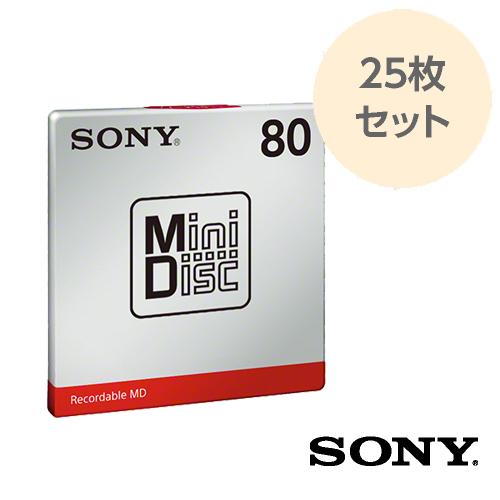 録音用ミニディスク MD 25枚（単品×25枚）セット 80分 MDW80T MDセット md SO...