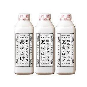 八海山 あまさけ  3本 クール代込み　麹だけでつくったあまさけ 825ｇ  冬季間はクール便は選択...