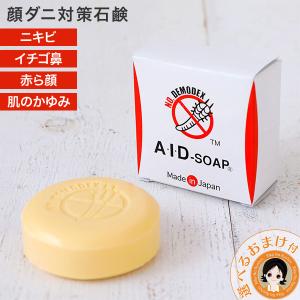 顔ダニ対策 AIDソープ 100g 医薬部外品 顔ダニ 洗顔 ニキビ 吹き出物 イチゴ鼻 赤ら顔 肌のかゆみ 肌荒れを防ぐ 石鹸 日本製  nkp ert