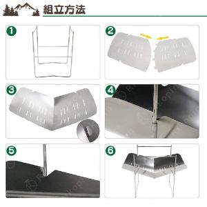 焚き火台 コンパクト バーベキューコンロ 収納...の詳細画像4