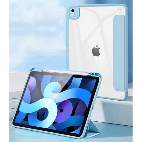 マグネット分離式 iPad Air 10.9インチ Air5 Air4 ケース 背面クリア 透明 カ...