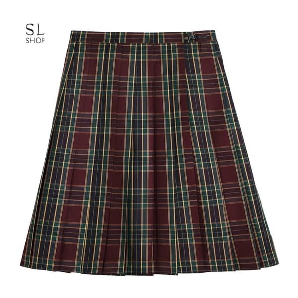 スカート スクールスカート ミニ丈 膝丈 学生服 プリーツスカート チェック柄 小さいサイズ