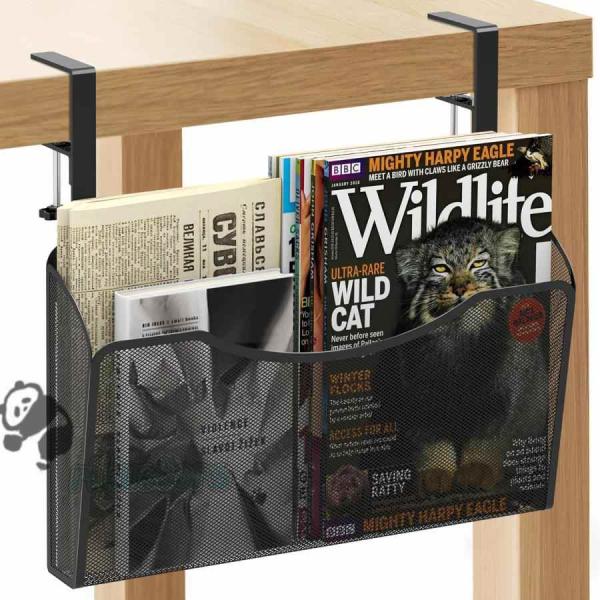 テーブル下収納ラック 机の下収納 デスクサイド クランプ式 テーブルサイドポケット 省スペース ノー...