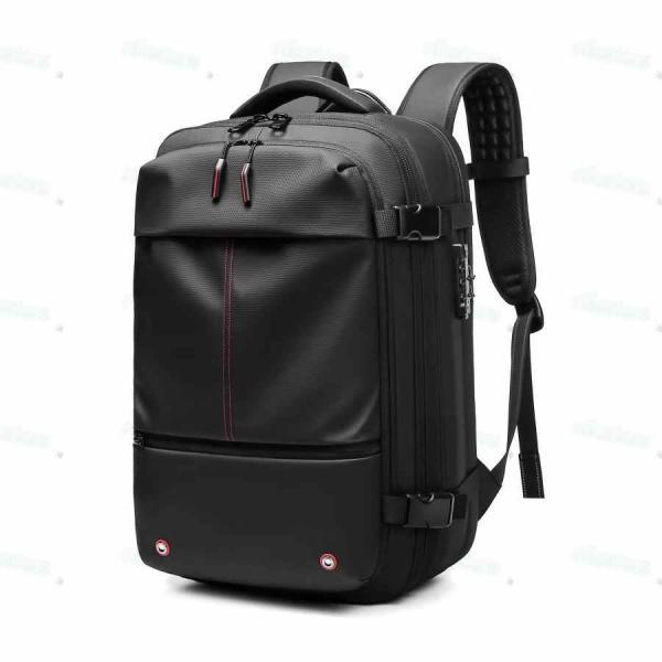 ビジネスリュック リュックサック メンズ バックパック 50L 真空圧縮 PC収納 拡張可能防水 リ...