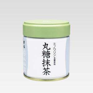 抹茶 宇治 丸久小山園 丸糖抹茶 40g 缶詰（まるとうまっちゃ）ミノワリン多量含有抹茶 薄茶 茶道 京都産 ギフト 日本茶 緑茶 粉末 パウダー｜rikyuen