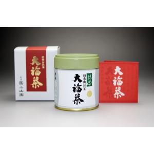 抹茶 宇治 丸久小山園 大福茶・金印 40g缶 専用箱付 年始迄の