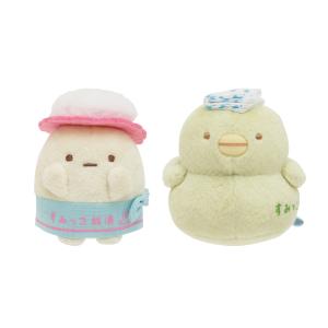 すみっコぐらし銭湯 POP-UP SHOP限定　てのりぬいぐるみセット　たぴおか＆おふろのおもちゃ