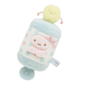 キデイランド＆すみっコぐらしshop限定　ガラガラてのりぬいぐるみ　たぴおか　すみっコベビー