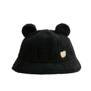 リラックマ百貨店限定　リラ耳ボアバケットハット　ブラック