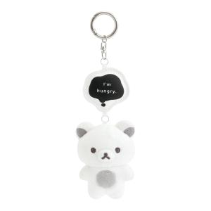 リラックマストア限定　ぶらさげぬいぐるみ　BASIC RILAKKUMA MONOCHROME　リラックマ｜リラックマストア