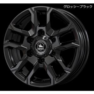 15インチ200系ハイエース2/4WD専用 KOSEI BAREROCKBISONベアロックバイソン6.0J/35/6穴/PCD139.7/ハブ径106Φ 1本 カラー選択必要/代引不可｜rim