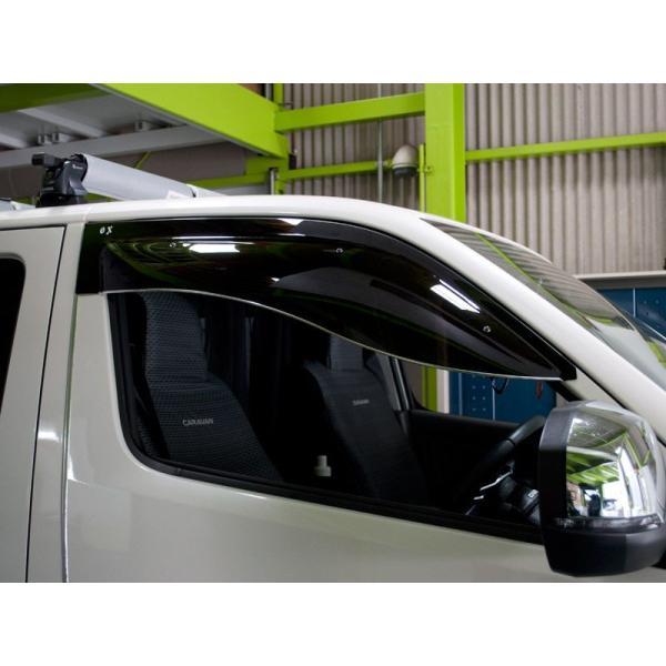 NV350キャラバン２/４ＷD標準ボディ.ワイドボディオックスバイザーブラッキーテン BLACKY-...