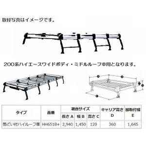 ※個人宅配送/他商品同時注文不可200系ハイエースワイドボディミドルルーフ[2004.8〜]TUFR...