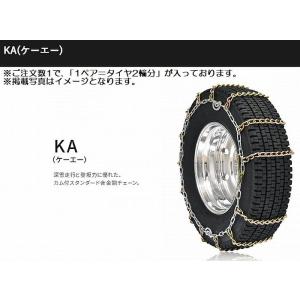 22.5インチ295/80R22.5対応SCCチェーンKA(ケーエー)ライトトラック・トラック・バス...