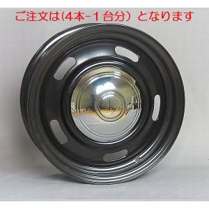 ジムニーなど 139.7 5穴 オールドカントリー 16x5.5J +20 5H/139.7 ブラック 16インチ 139.7-5H