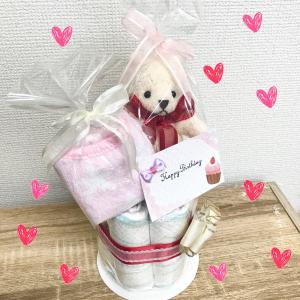 おむつケーキ ミニおむつケーキ 出産祝い パン...の詳細画像1