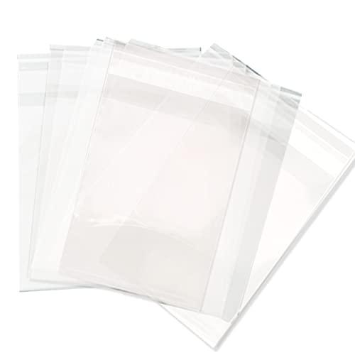 Rimikuru 缶バッジ スリーブ 袋 100枚セット 透明 テープ付き 収納 梱包 缶バッチ 缶...