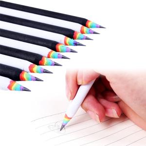 鉛筆 2B えんぴつ レインボーえんぴつ 30本セット かわいい Rainbow Pencils レインボー鉛筆 虹色｜rimikuru