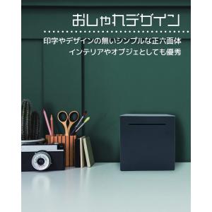 貯金箱 開かない貯金箱 おしゃれ お札 透明 ...の詳細画像3