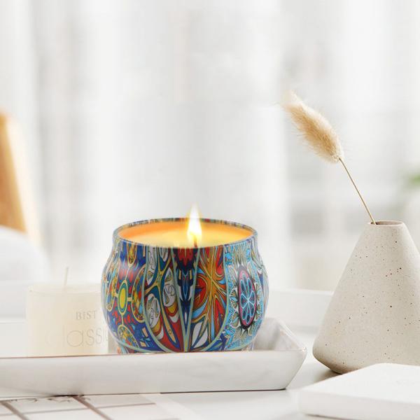 アロマキャンドル ギフト セット スタンダートな香りのセット ジャスミン ラベンダー長時間 ろうそく...