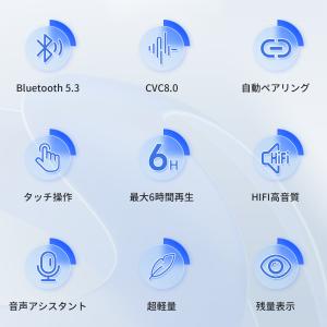 ワイヤレスイヤホン 5.3 Bluetooth...の詳細画像2