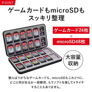 スイッチ2 カセットケース 24枚収納 mic...の詳細画像2