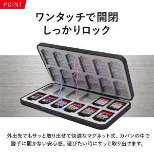 スイッチ2 カセットケース 24枚収納 mic...の詳細画像3