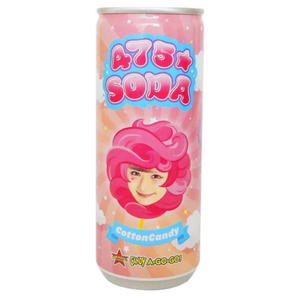 475☆SODA【コットンキャンディ味】しなこちゃん 缶ジュース コラボ商品 SNS映え ゆめかわ ...