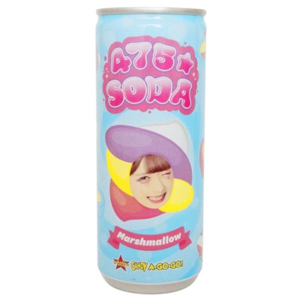 475☆SODA【マシュマロ味】しなこちゃん 缶ジュース コラボ商品 SNS映え ゆめかわ 原宿系 ...
