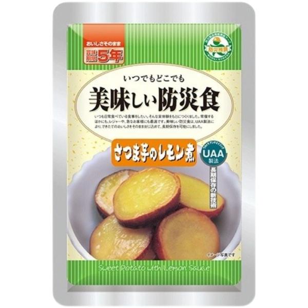 アルファフーズ UAA食品 さつま芋のレモン煮 100g 美味しい防災食 非常食 介護食 惣菜 パウ...