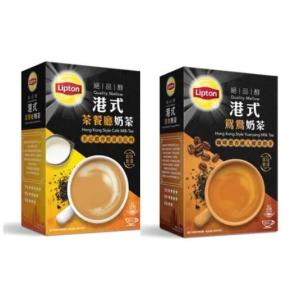 2種類セット特価 Lipton HONG KONG STYLE CAFE MILK TEA ＆ YUAN YANG MILK TEA 19gX20pc｜Rin-Rin Hong Kong Market